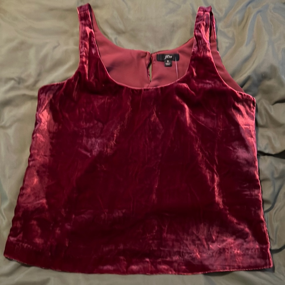 J crew burgundy shirt